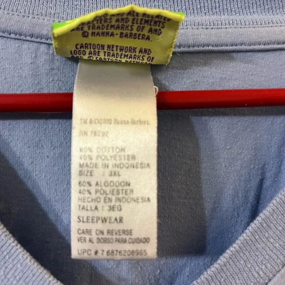 Scooby Doo licensed sleep shirt long sleeve 3x - Picture 4 of 5